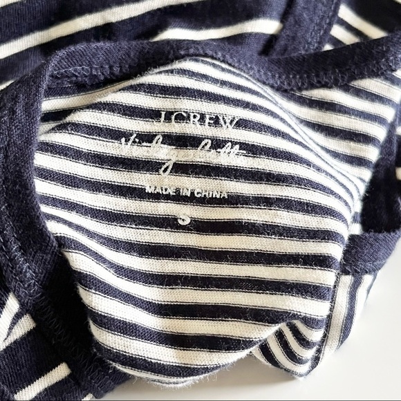 J. Crew Vintage Cotton Knit Striped V-Neck Tank Top Size S - Picture 8 of 11